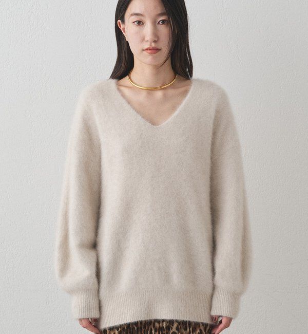  「FURカシミヤVニット」|ニット・セーター|