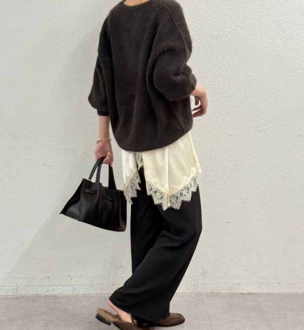  「FURカシミヤVニット」|ニット・セーター|