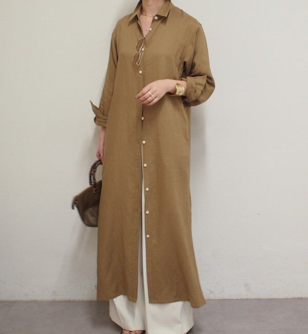  「シャツワンピース」|ワンピース|