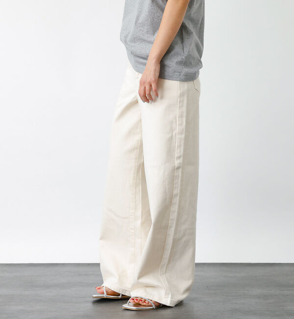 Rouge vif「【SOMETHING/サムシング】LISA ワイド デニムパンツ【WEB限定】」|デニム|