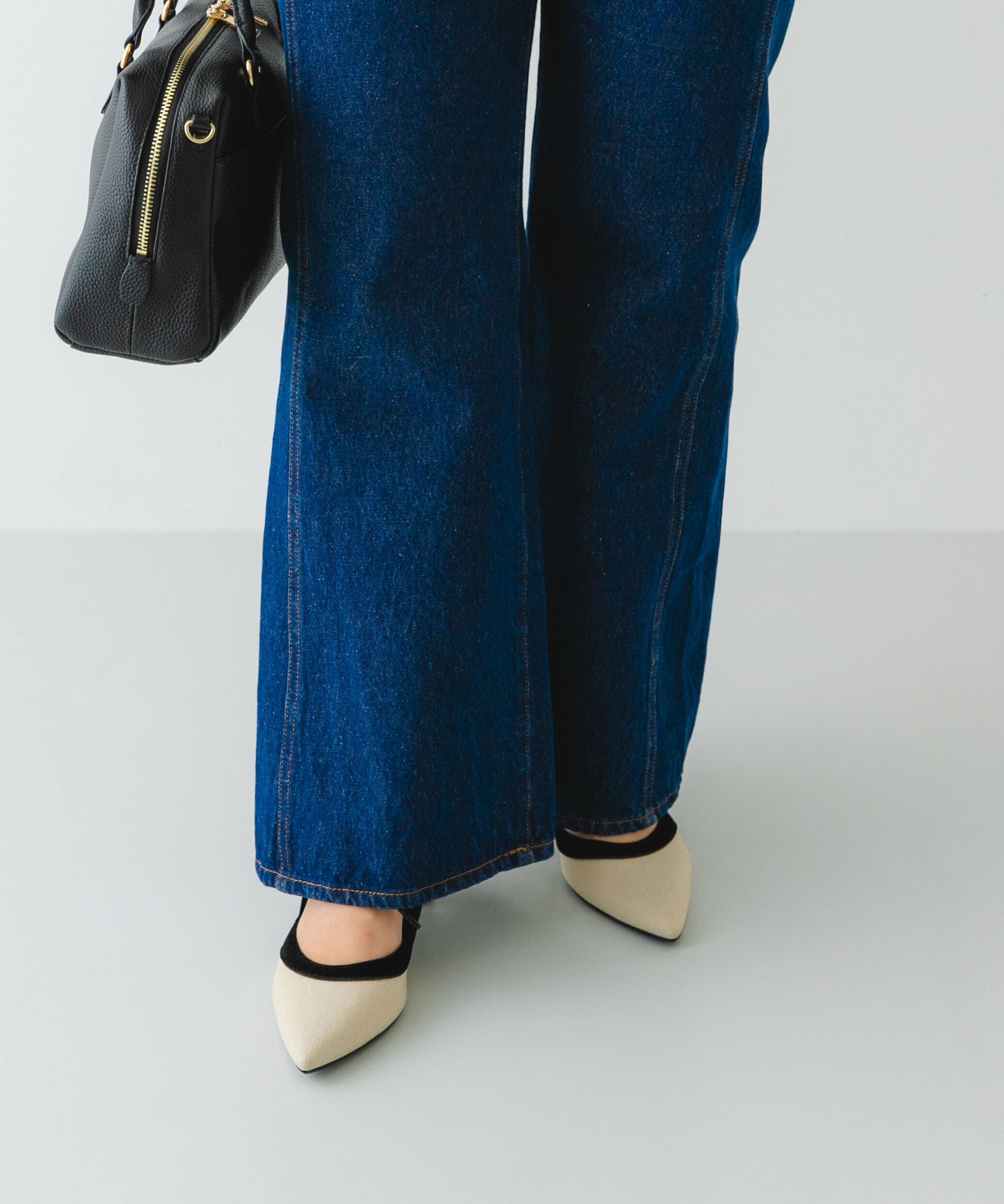 RODE SKO「『MADE IN JAPAN』チャンキーヒールリボンパンプス」|パンプス|