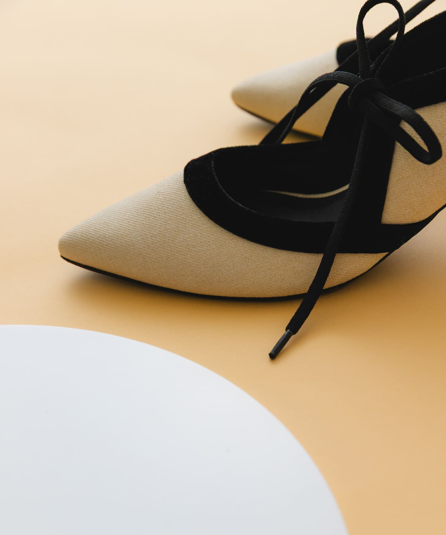 RODE SKO「『MADE IN JAPAN』チャンキーヒールリボンパンプス」|パンプス|