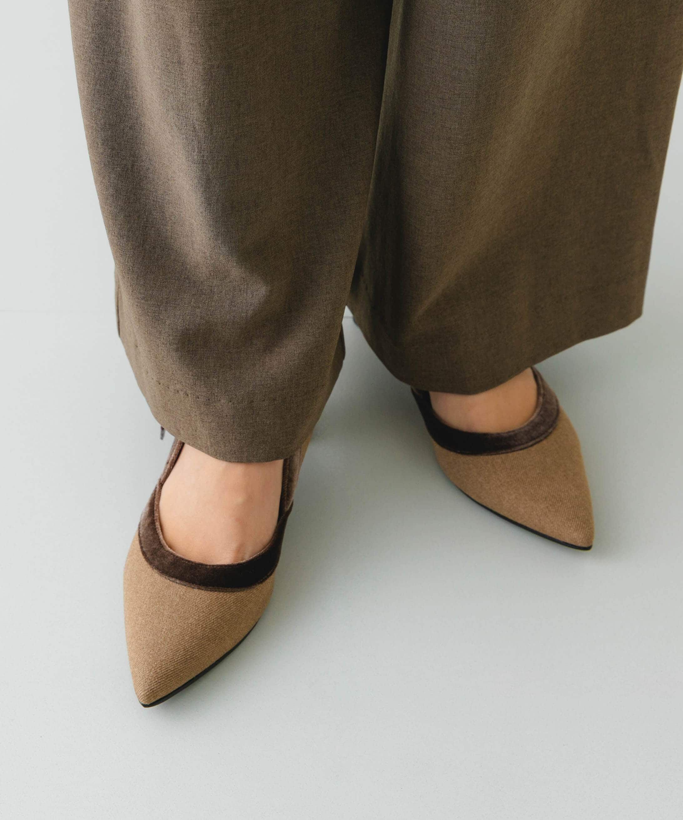 RODE SKO「『MADE IN JAPAN』チャンキーヒールリボンパンプス」|パンプス|