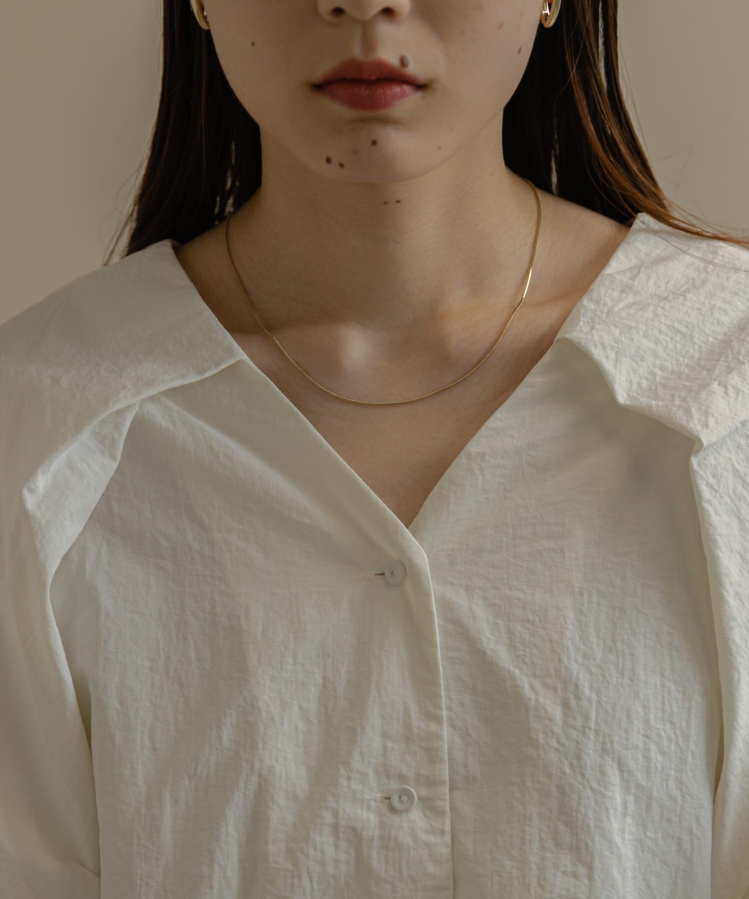 SMELLY「シンプルスネークチェーンネックレス」|ネックレス|