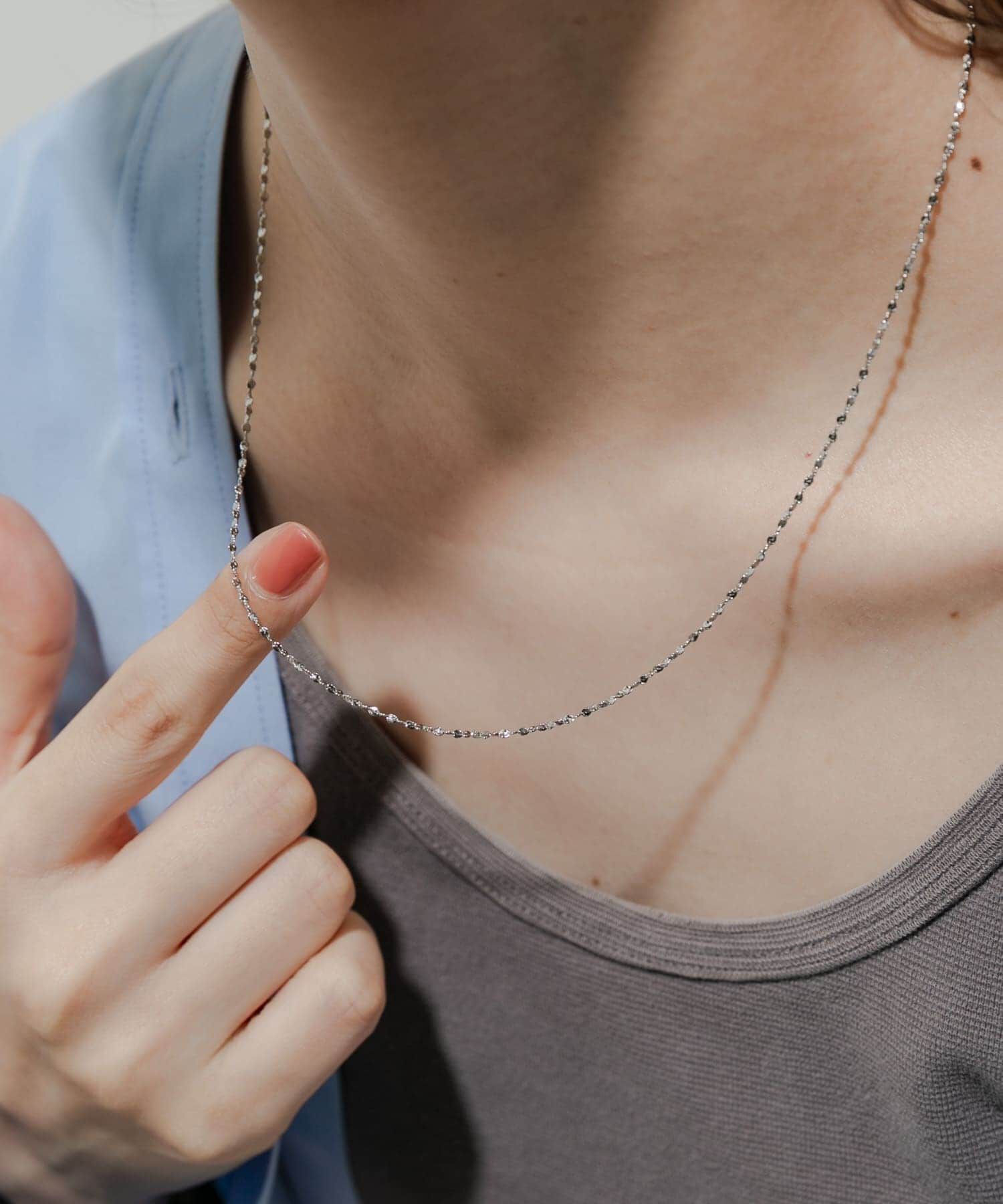 SMELLY「ステンレススクリューチェーンネックレス」|ネックレス|