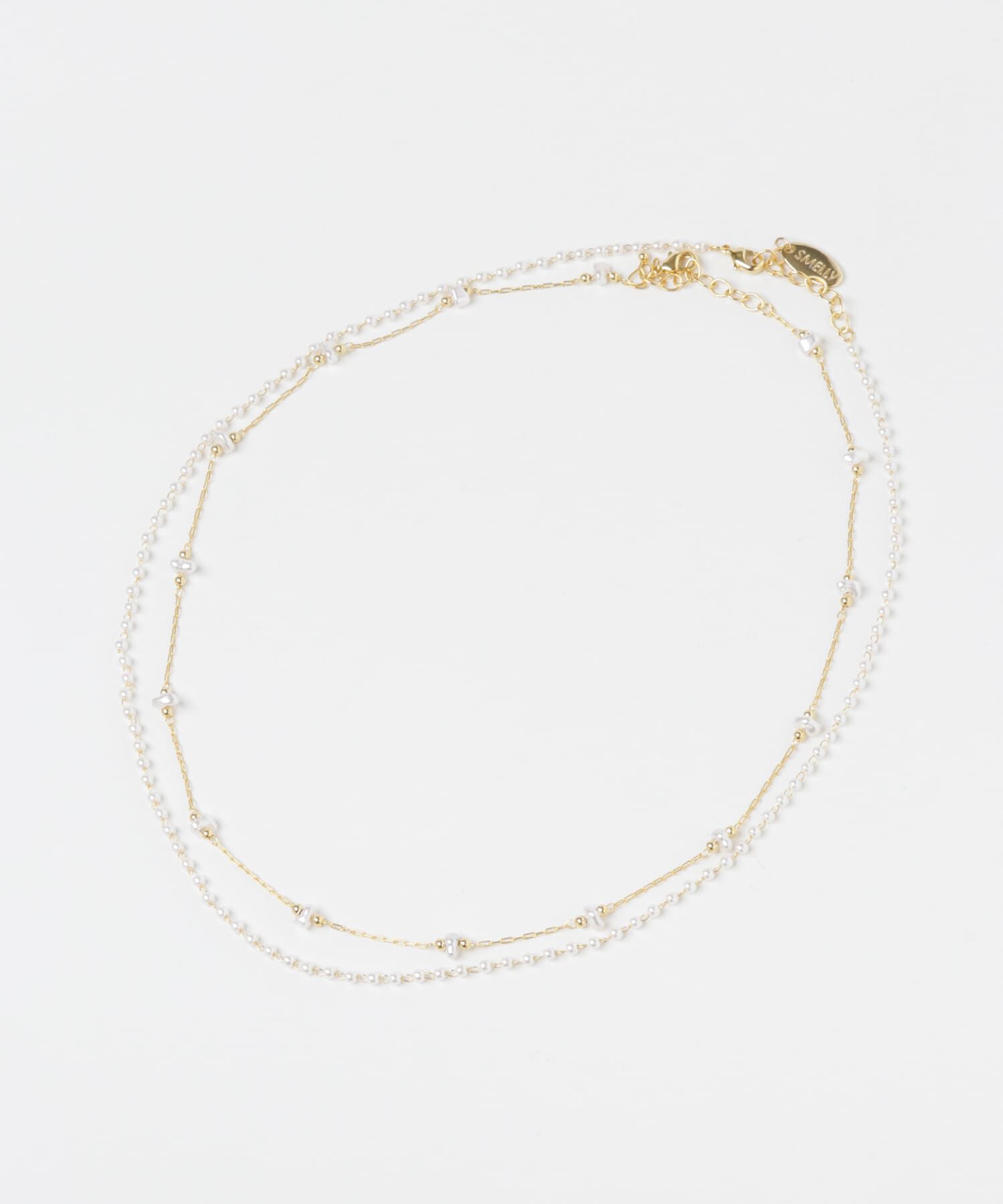 SMELLY「パール2セットネックレス」|ネックレス|