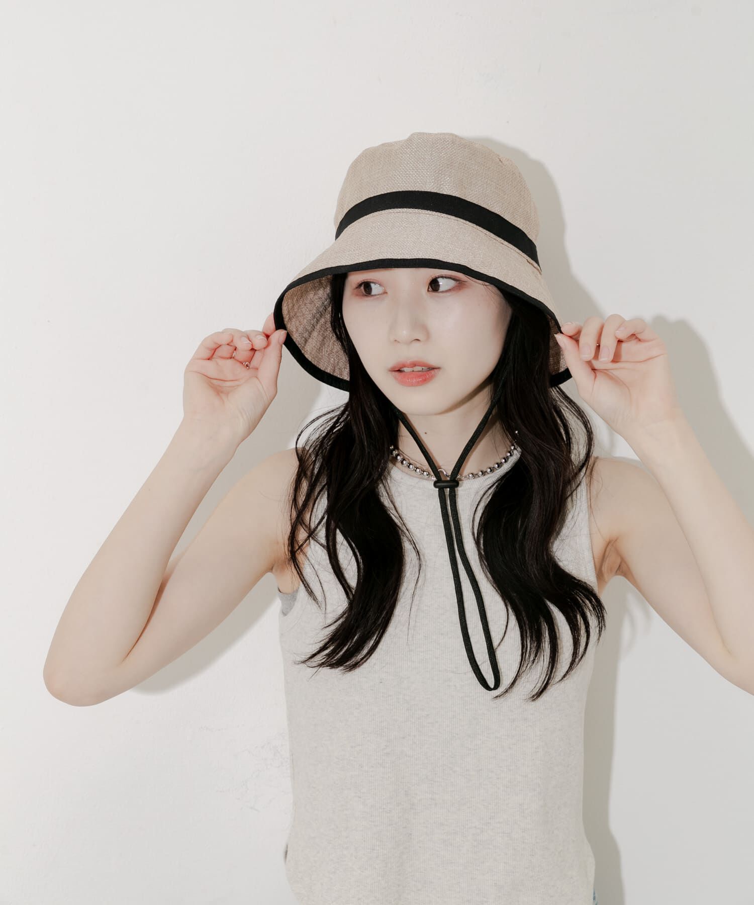 SMELLY「ジュートライクパイピングハット」|ハット|