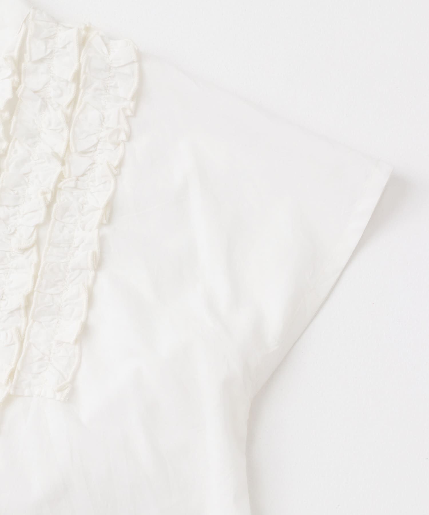 Sonny Label 「エアリーコットンフリルフレンチシャツブラウス」|シャツ・ブラウス|