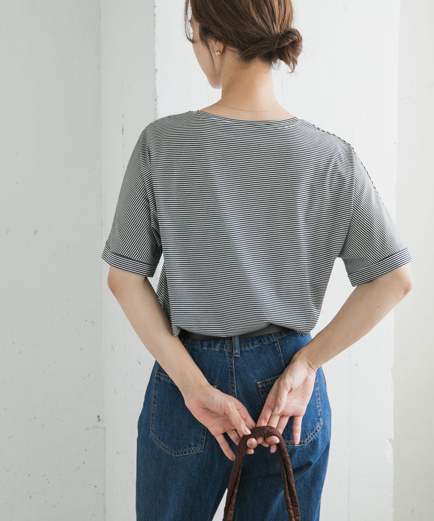 URBAN RESEARCH DOORS「『UVｶｯﾄ/接触冷感 /ﾏｼﾝｳｫｯｼｬﾌﾞﾙ』ｼﾙｷｰｺｯﾄﾝﾛｰﾙ  」|Tシャツ・カットソー|