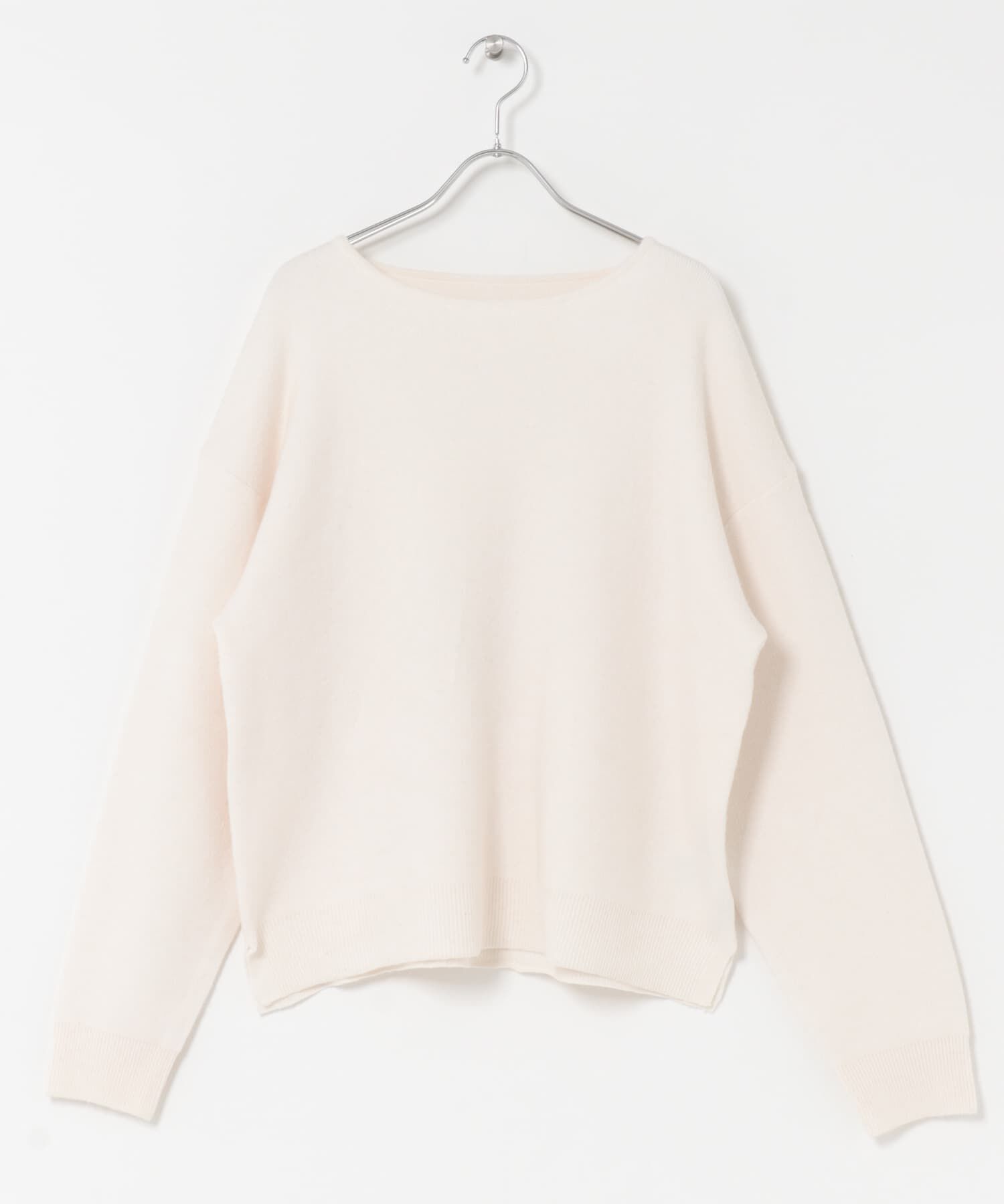 URBAN RESEARCH DOORS「ボートネックスムースプルオーバー」|ニット・セーター|