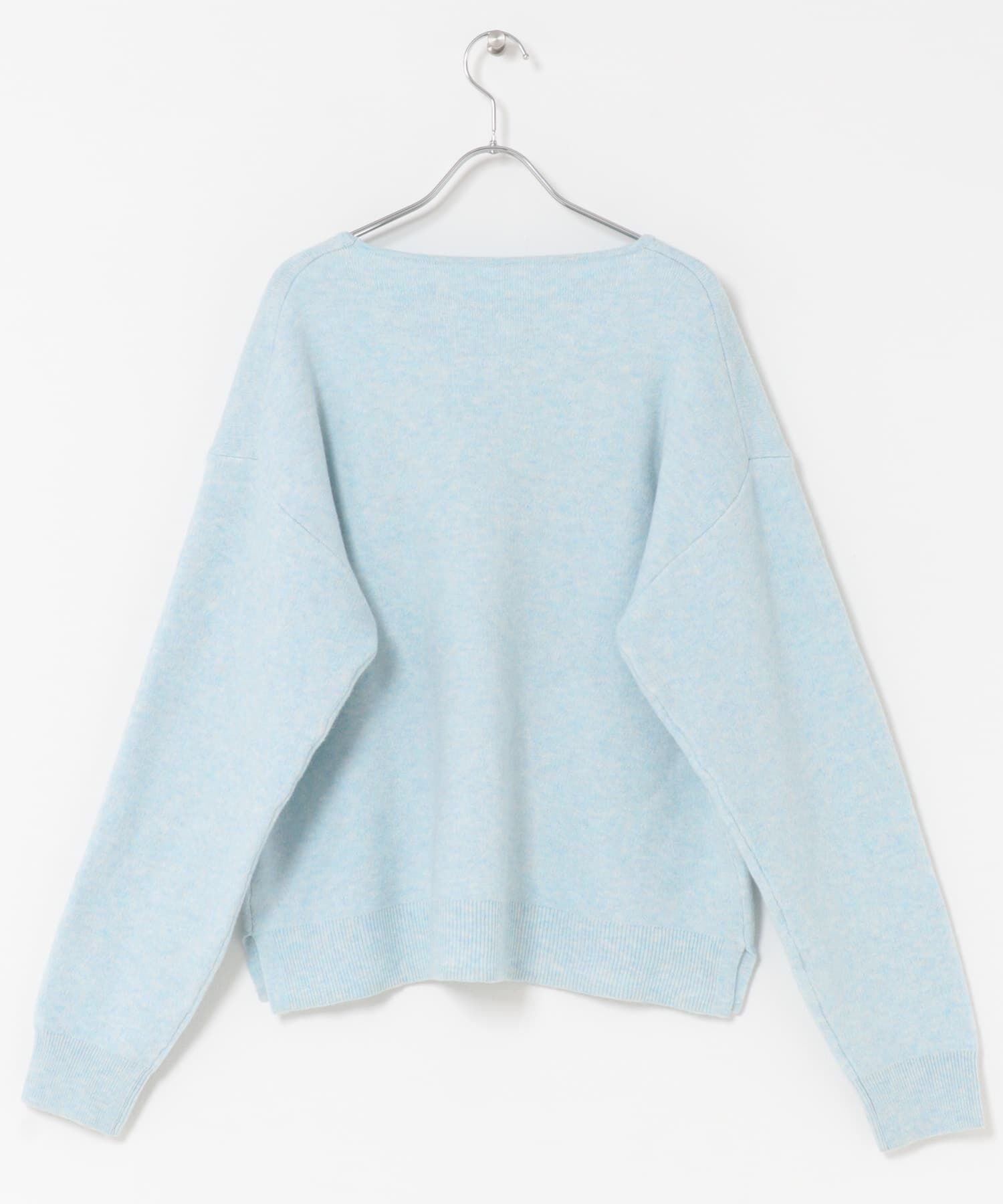 URBAN RESEARCH DOORS「ボートネックスムースプルオーバー」|ニット・セーター|