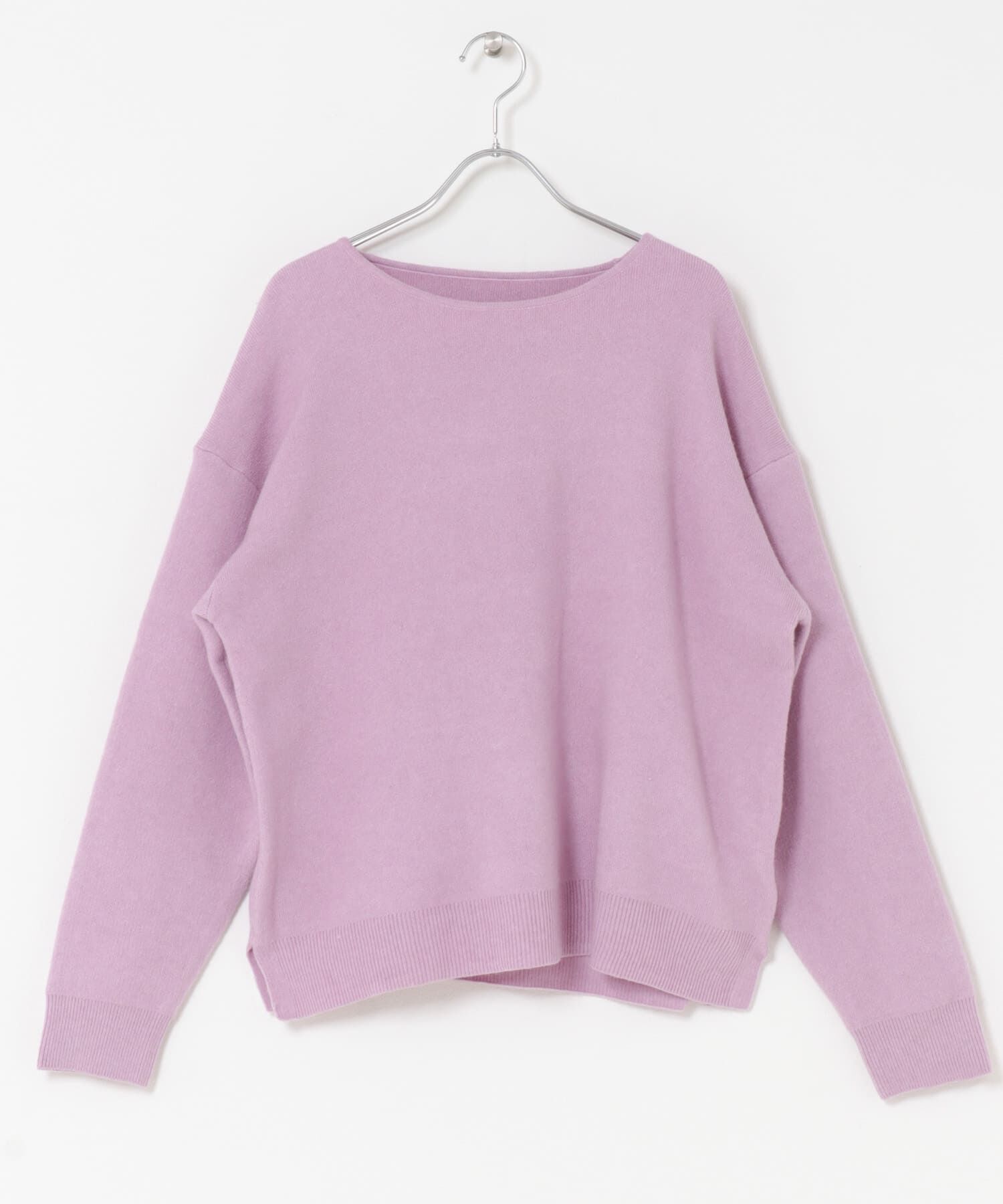 URBAN RESEARCH DOORS「ボートネックスムースプルオーバー」|ニット・セーター|