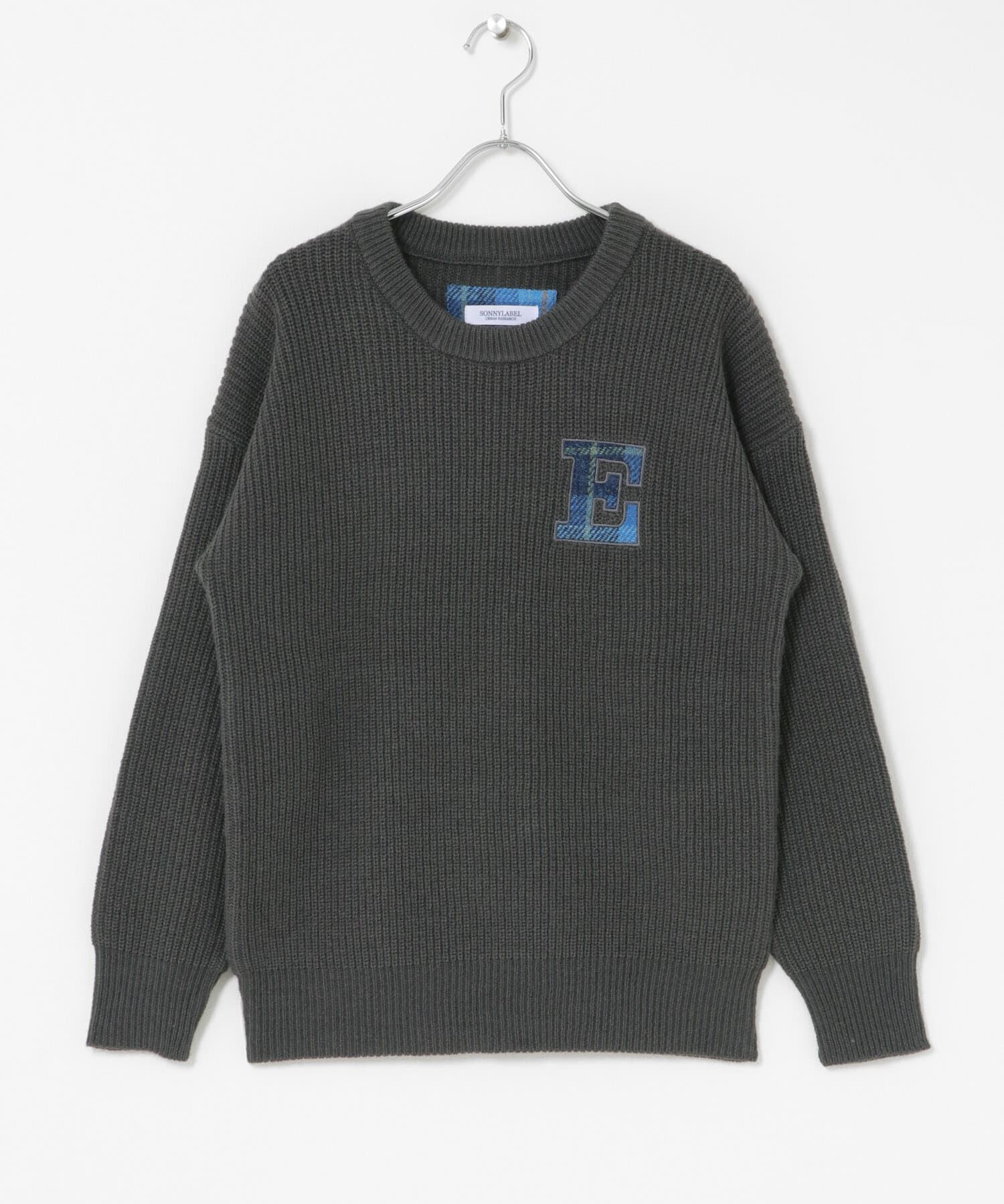 Sonny Label 「ハリスツイードモチーフ付きニット」|ニット・セーター|