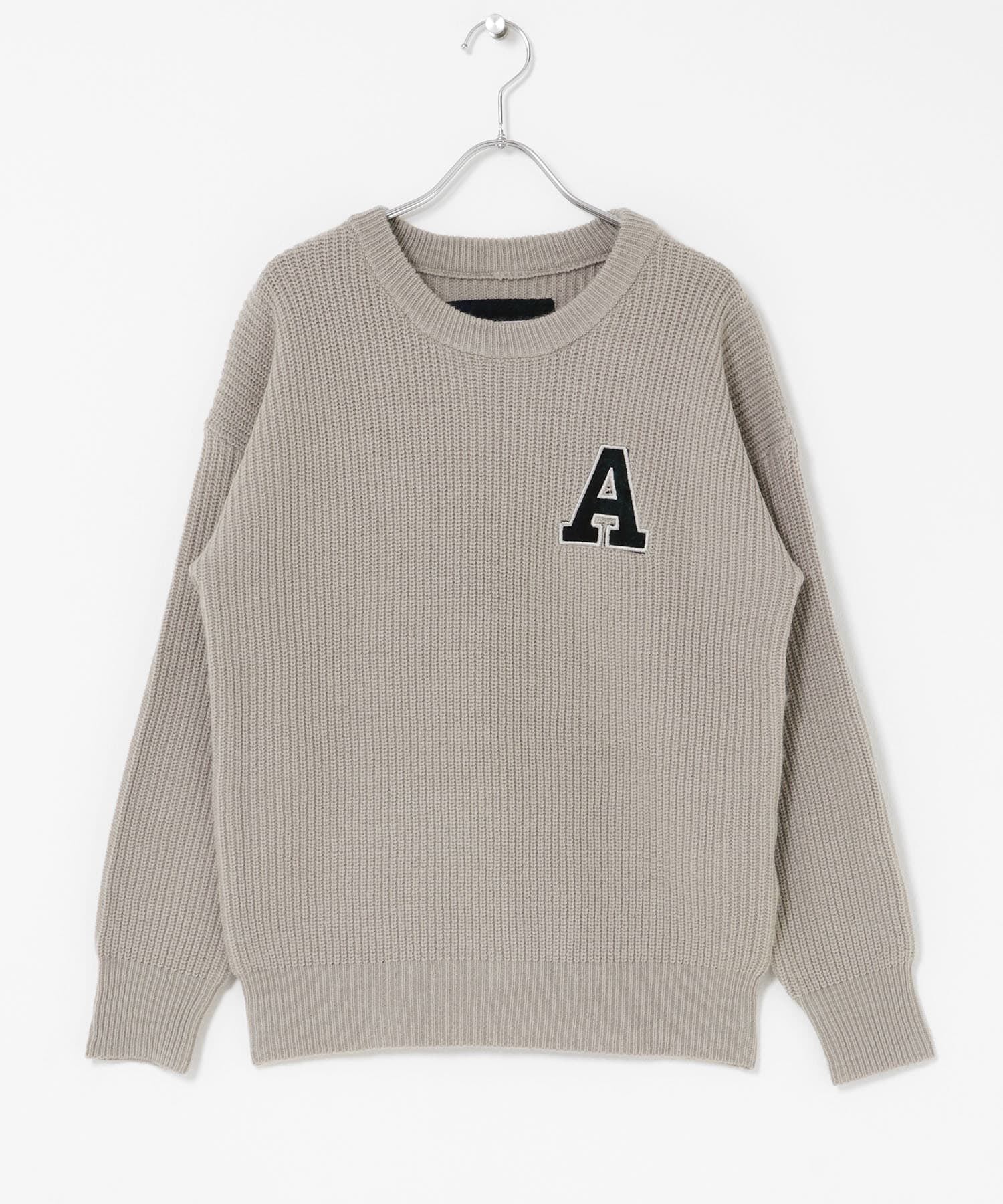 Sonny Label 「ハリスツイードモチーフ付きニット」|ニット・セーター|