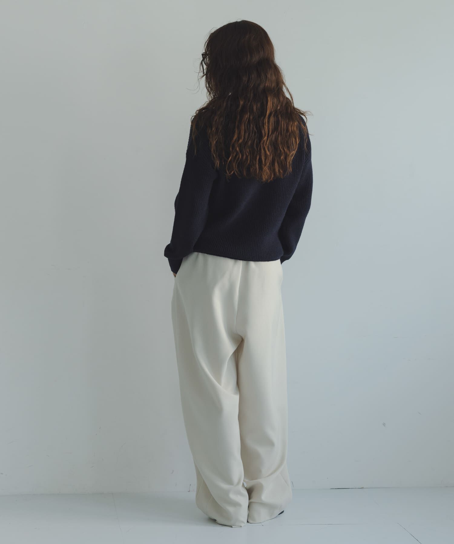 Sonny Label 「ハリスツイードモチーフ付きニット」|ニット・セーター|