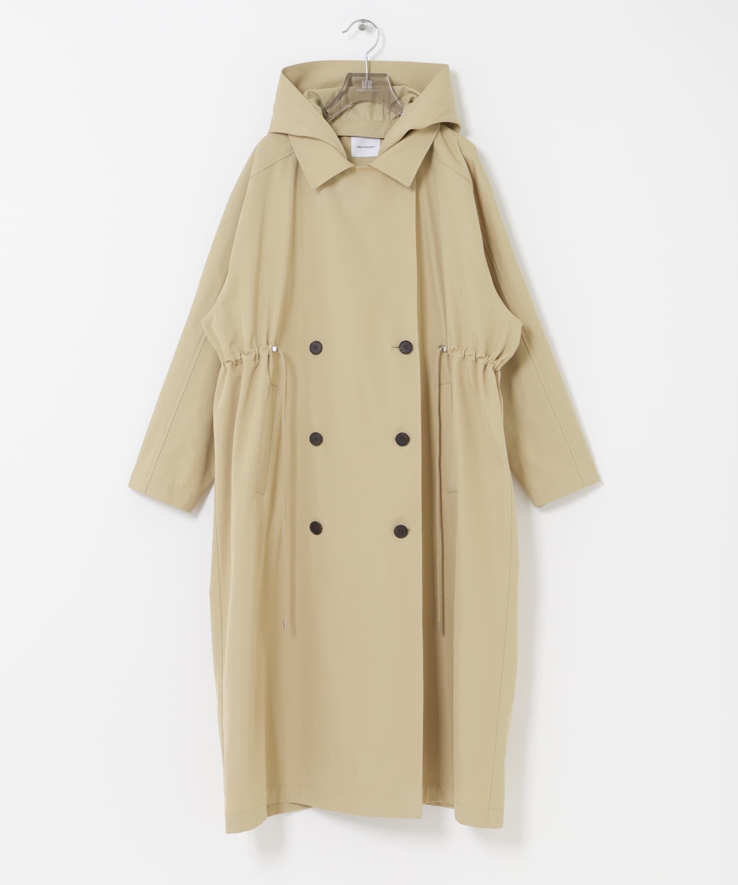 URBAN RESEARCH「フーディー2WAYトレンチコート」|トレンチコート|