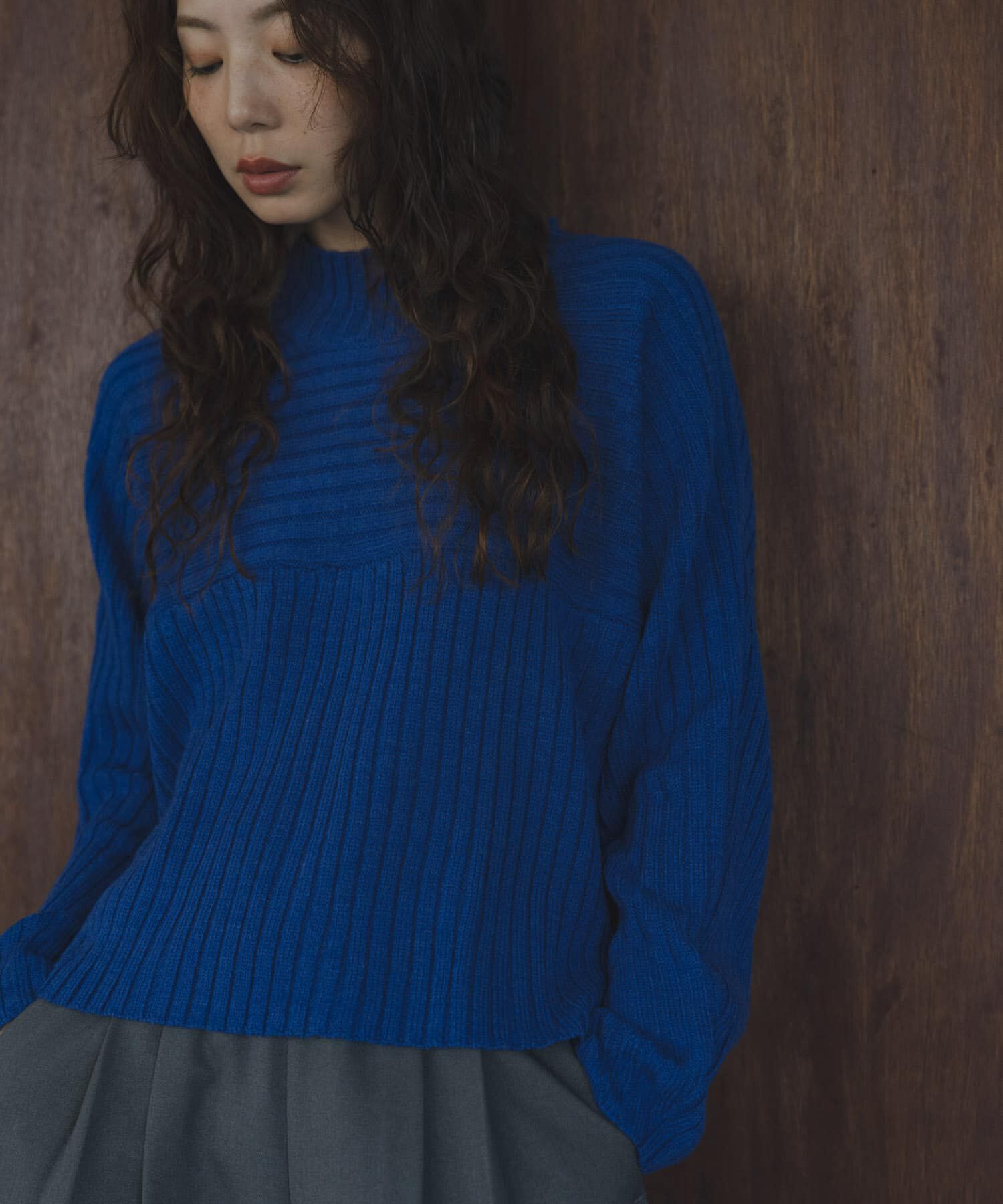 Sonny Label 「ワイドリブ切替えニット」|ニット・セーター|