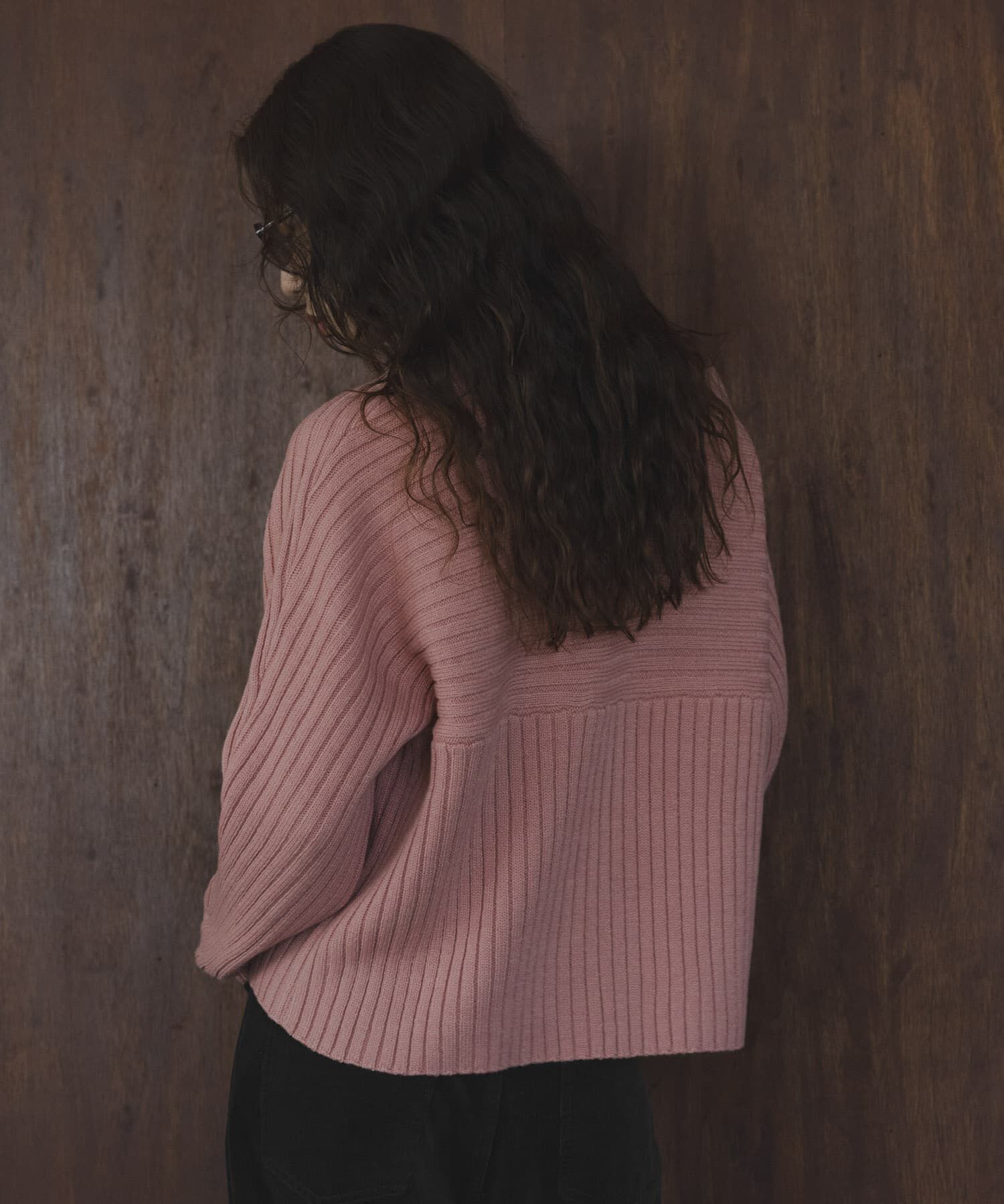 Sonny Label 「ワイドリブ切替えニット」|ニット・セーター|