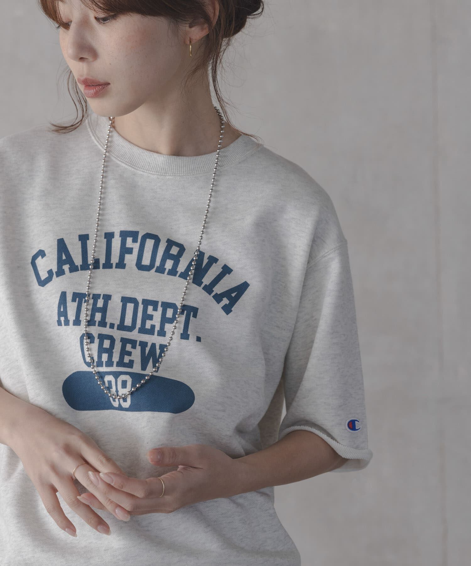 Sonny Label 「『別注』CHAMPION&times;Sonny Label　ロゴスウェットTシャツ」|スウェット・ジャージ|