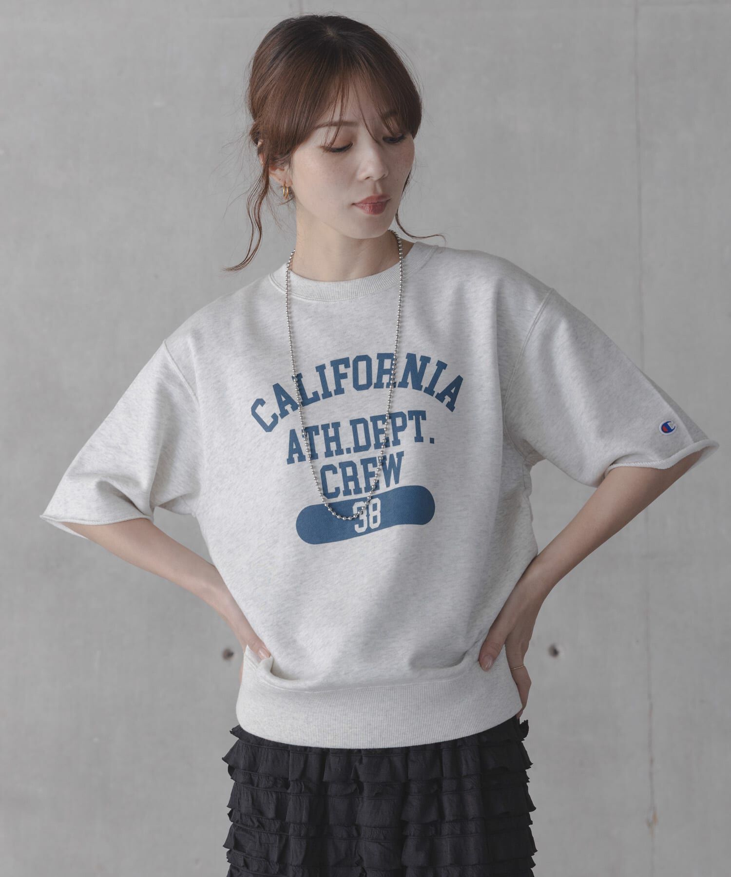 Sonny Label 「『別注』CHAMPION&times;Sonny Label　ロゴスウェットTシャツ」|スウェット・ジャージ|