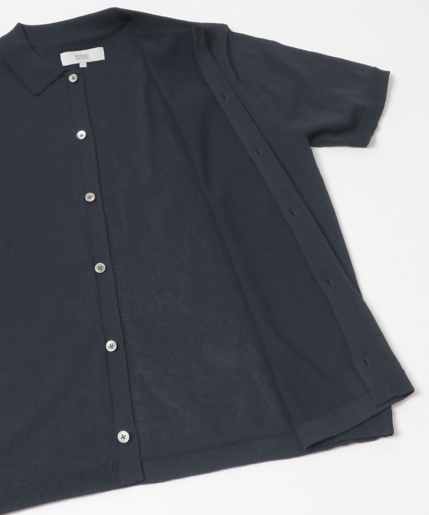 URBAN RESEARCH ROSSO「『UR TECH』AIRDRY半袖ポロカーディガン」|カーディガン|