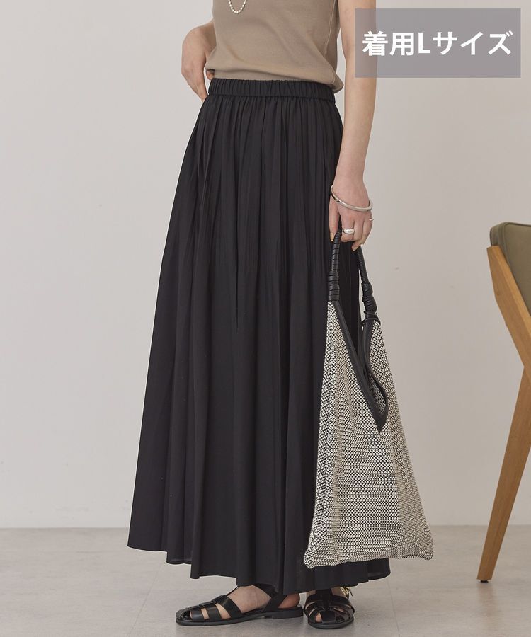 AMERICAN HOLIC「【選べる丈】プリーツスカート」|スカート|Black