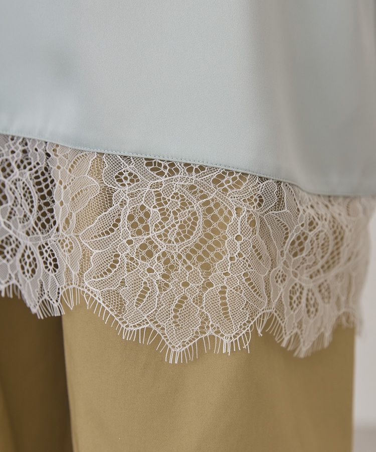 AMERICAN HOLIC「レースサテンキャミワンピース」|ワンピース|