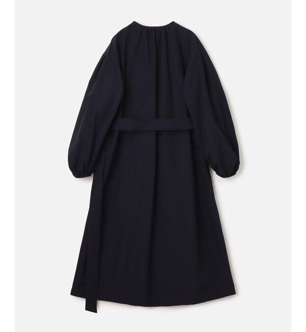 allureville「綿ナイロンクロスギャザーネックコート」|ダッフルコート|