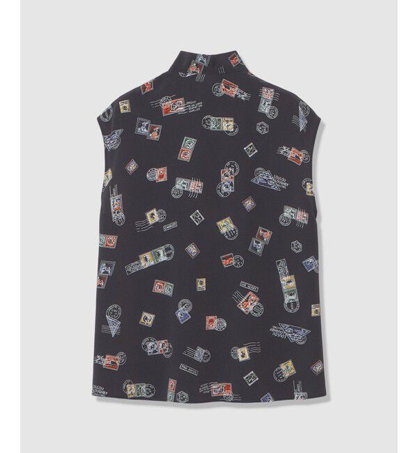 LOULOU WILLOUGHBY「WEB 一部店舗限定【LOULOU WILLOUGHBY】レタープリントリボンブラウス」|シャツ・ブラウス|