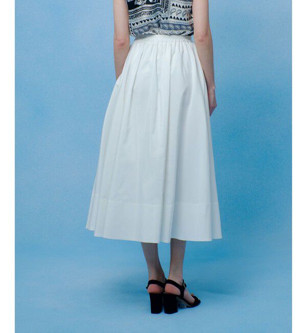 LOULOU WILLOUGHBY「【LOULOU WILLOUGHBY】ポリエステルコットングログランギャザースカート」|スカート|