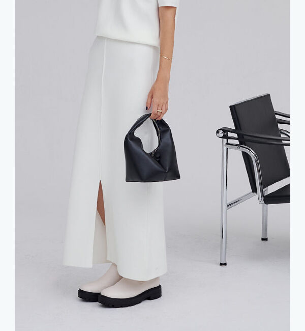 ur's「ミラノリブスリットニットスカート」|スカート|