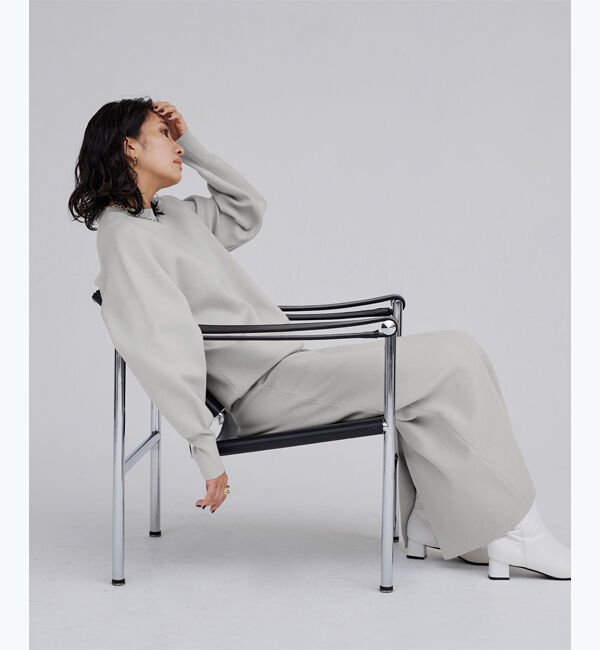 ur's「ミラノリブスリットニットスカート」|スカート|