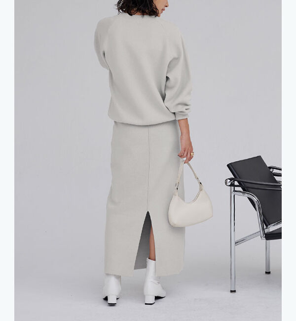 ur's「ミラノリブスリットニットスカート」|スカート|