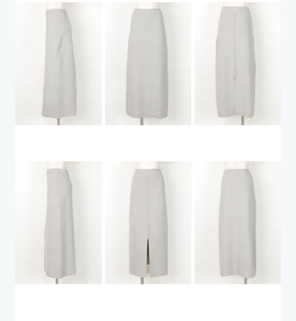 ur's「ミラノリブスリットニットスカート」|スカート|