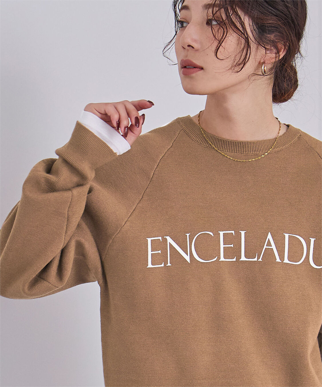 ur's「スウェットライクロゴニット」|ニット・セーター|