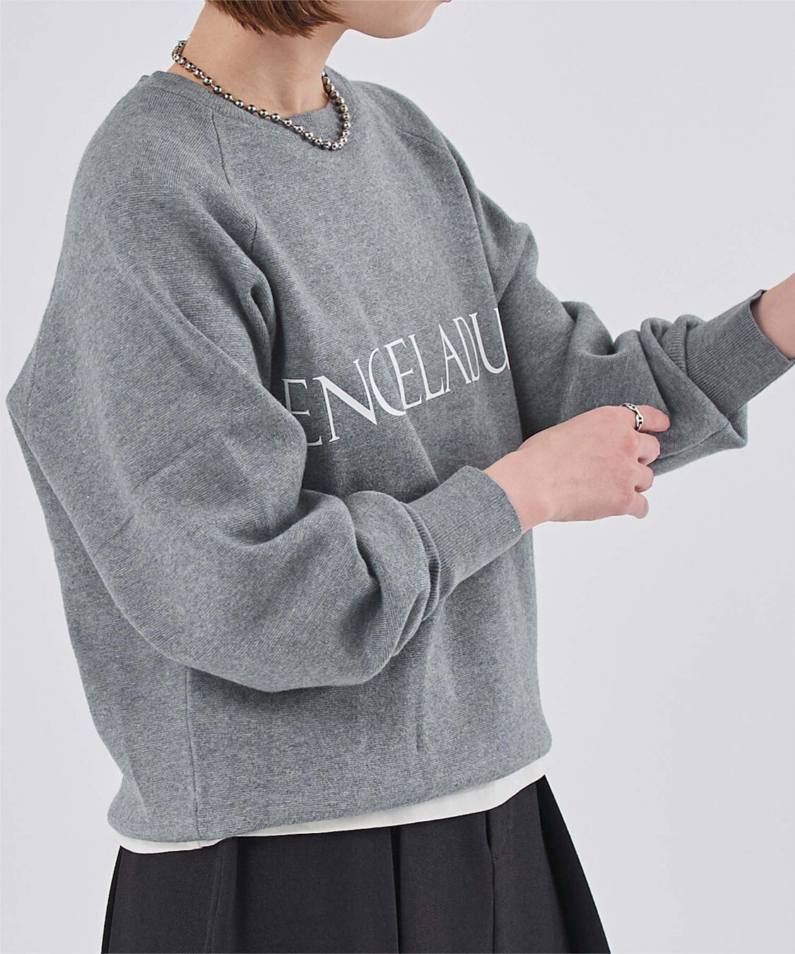 ur's「スウェットライクロゴニット」|ニット・セーター|