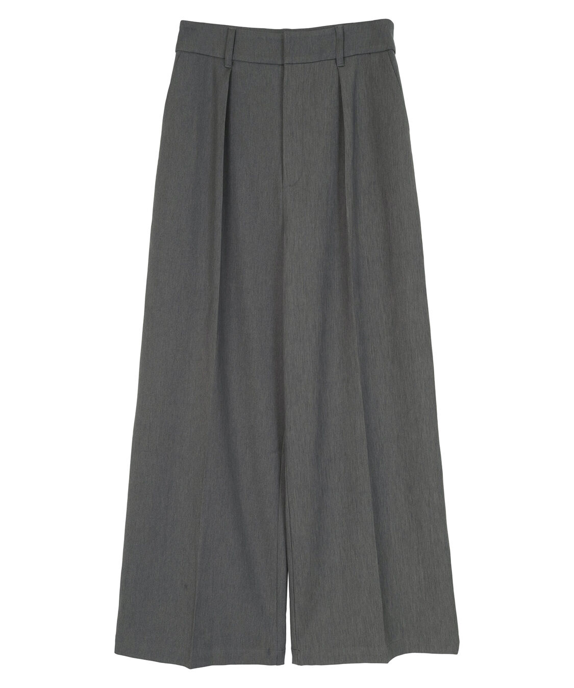 ur's「センタープレスタックワイドパンツ」|スラックス|