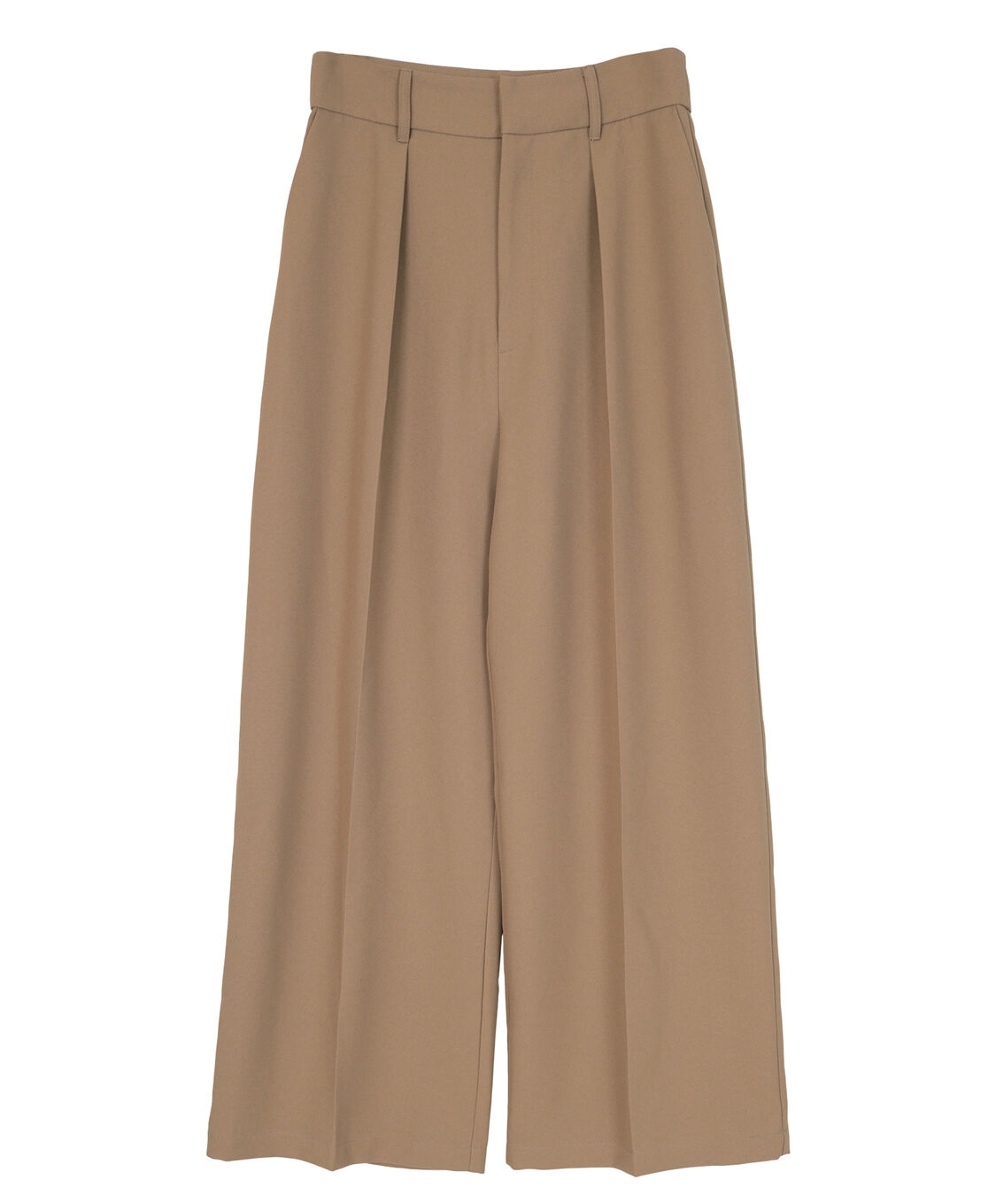 ur's「センタープレスタックワイドパンツ」|スラックス|