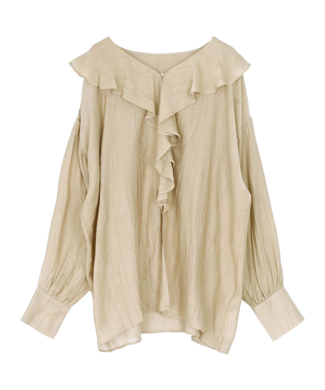 titivate「フリルカラーオーバーブラウス」|シャツ・ブラウス|