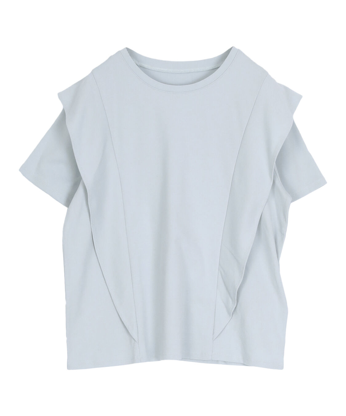 titivate「汗染み防止ラッフルスリーブTシャツ」|Tシャツ・カットソー|