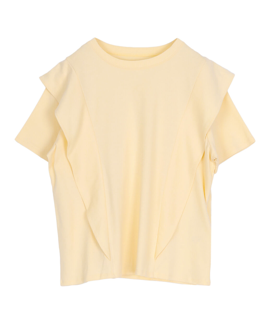 titivate「汗染み防止ラッフルスリーブTシャツ」|Tシャツ・カットソー|