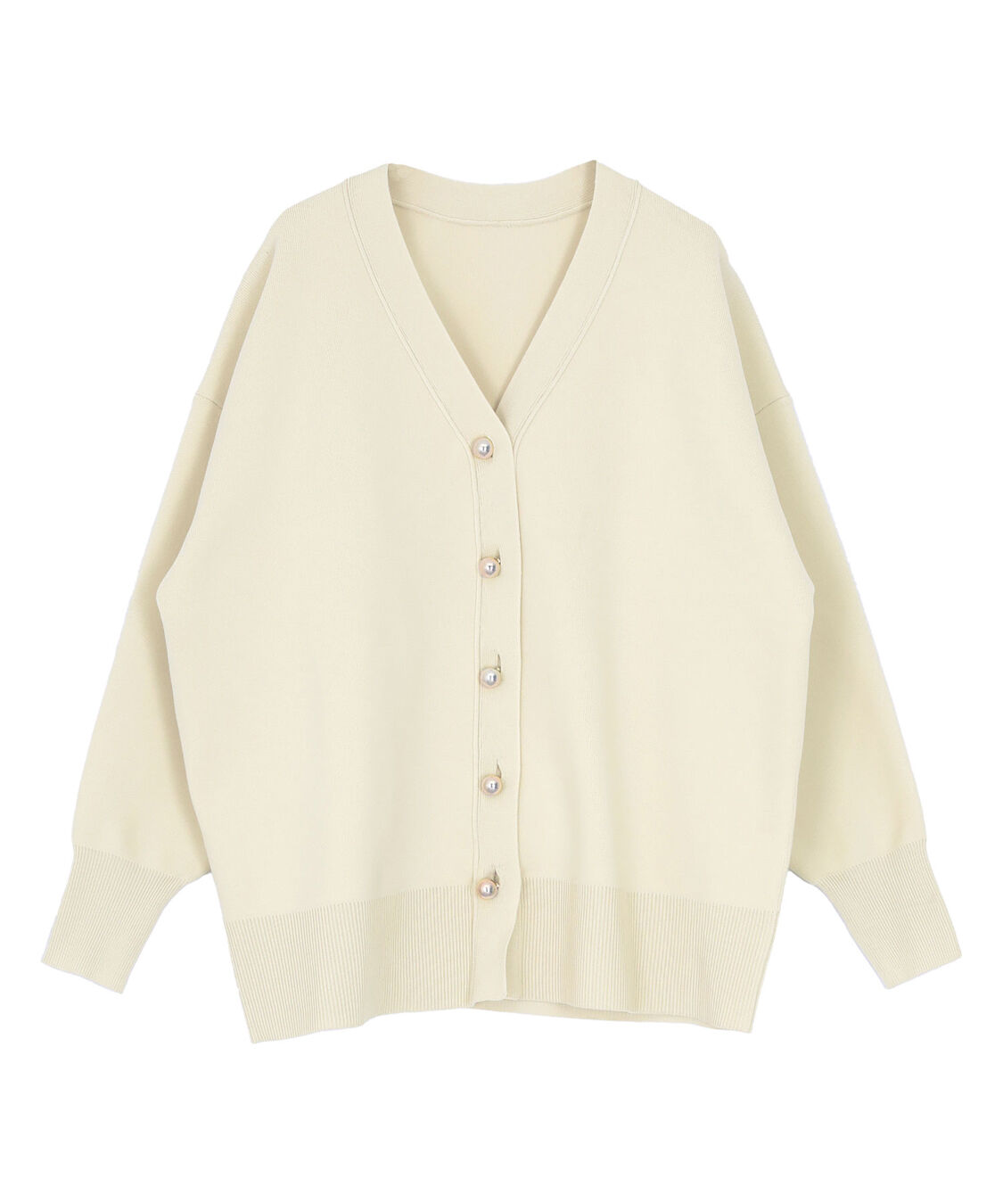 titivate「釦デザインニットカーディガン」|ニット・セーター|