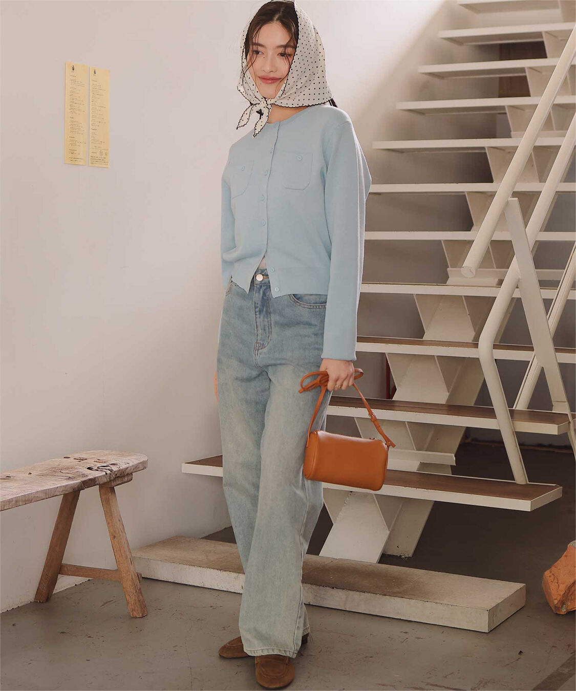 titivate「胸ポケットニットカーディガン」|ニット・セーター|