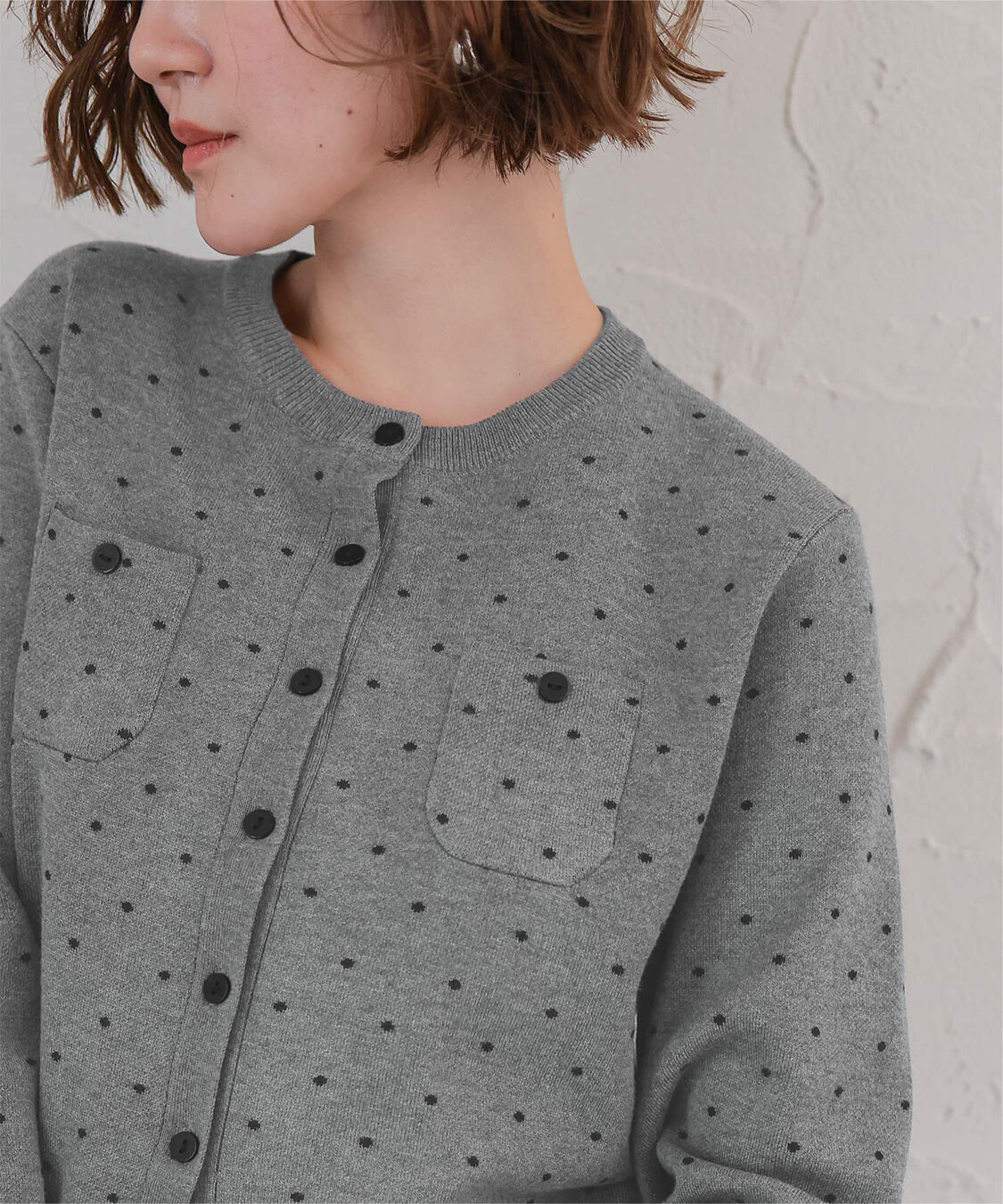 ur's「胸ポケットニットカーディガン」|ニット・セーター|