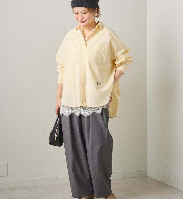  「【＠noricorico102考案】サテン&times;レース レイヤードキャミソール」|キャミソール|