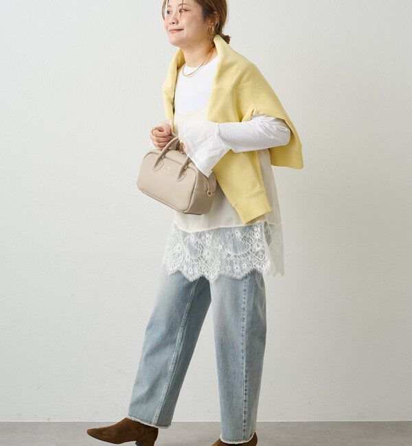  「【＠noricorico102考案】サテン&times;レース レイヤードキャミソール」|キャミソール|