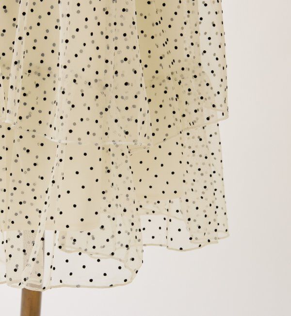  「肩リボンティアードキャミワンピ」|ワンピース|