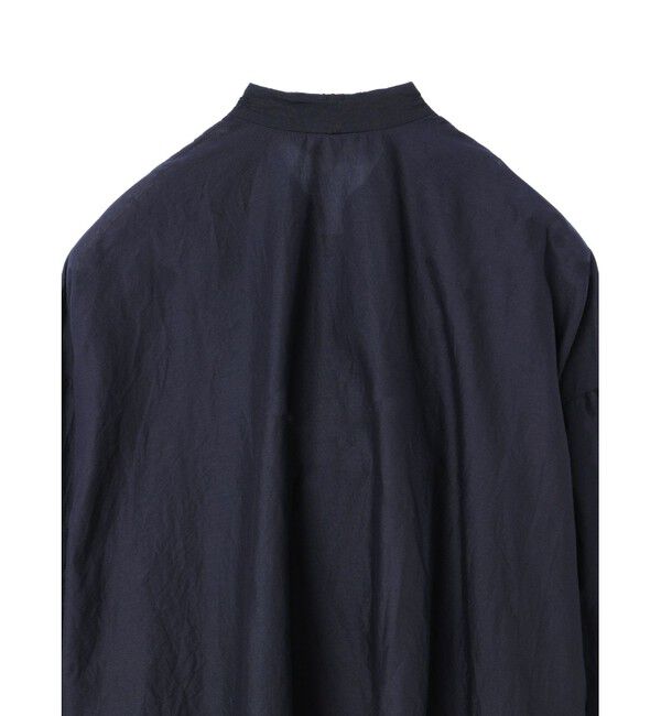 mizuiro ind「mizuiro ind レーススタンドカラーワイドシャツ」|シャツ・ブラウス|