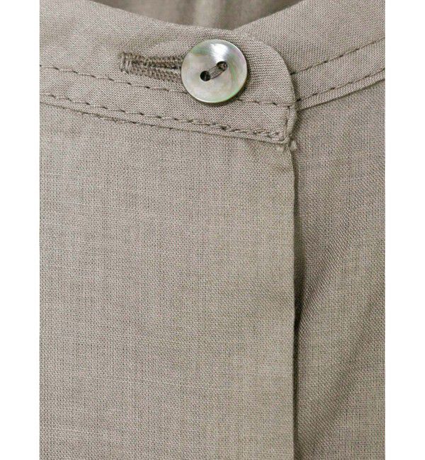 mizuiro ind「mizuiro ind バックギャザーワイドシャツ」|シャツ・ブラウス|