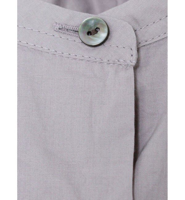 mizuiro ind「mizuiro ind バックギャザーワイドシャツ」|シャツ・ブラウス|